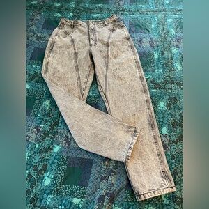 Lee Vintage High Waist Black Washed Jeans Women's Size 13 Medium